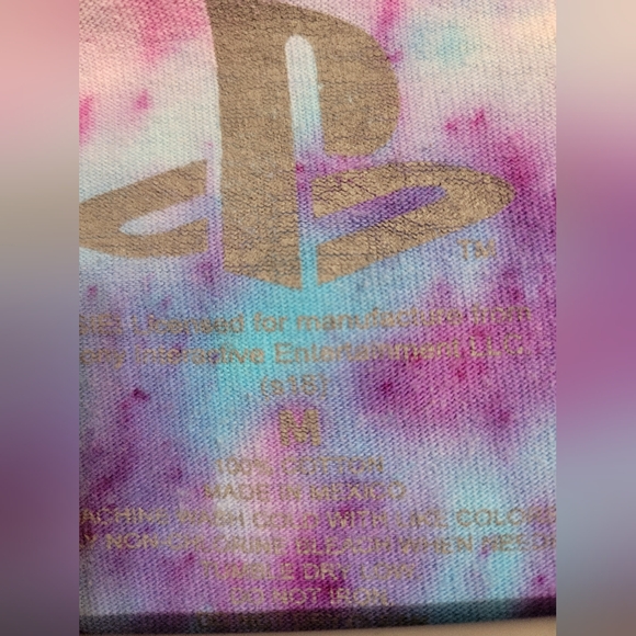 Playstation Hand-Done Tie-Dye Shirt - Picture 6 of 13